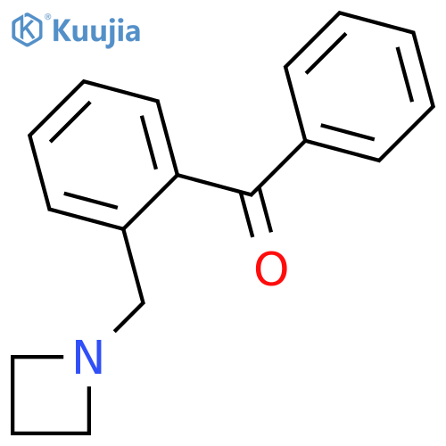 2-(Azetidinomethyl) benzophenone structure