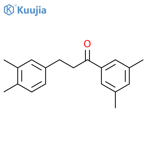 3',5'-Dimethyl-3-(3,4-dimethylphenyl)propiophenone structure