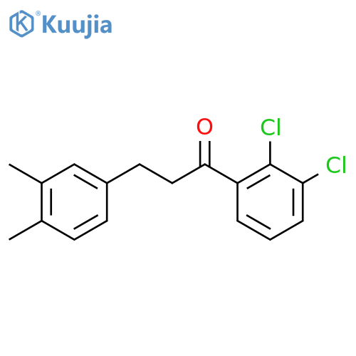 2',3'-Dichloro-3-(3,4-dimethylphenyl)propiophenone structure