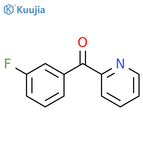 2-(3-fluorobenzoyl)pyridine structure