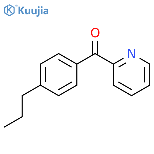 (4-propylphenyl)-pyridin-2-ylmethanone structure
