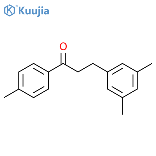 3-(3,5-Dimethylphenyl)-4'-methylpropiophenone structure