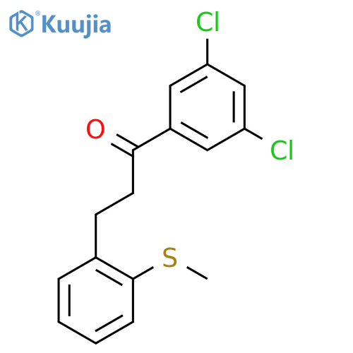 3',5'-Dichloro-3-(2-thiomethylphenyl)propiophenone structure
