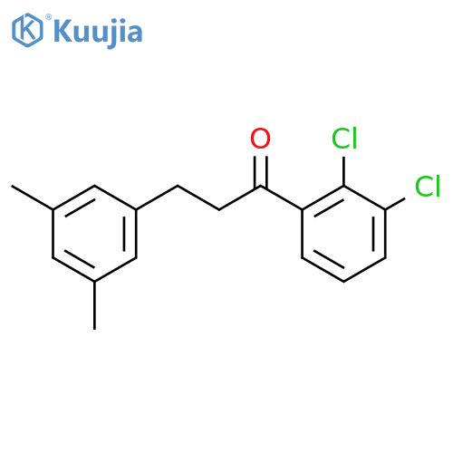 2',3'-Dichloro-3-(3,5-dimethylphenyl)propiophenone structure