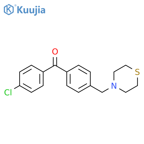 4-Chloro-4'-thiomorpholinomethyl benzophenone structure