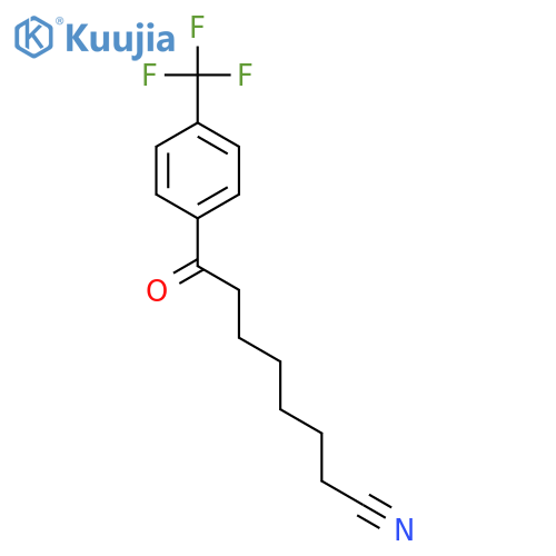 8-Oxo-8-(4-trifluoromethylphenyl)octanenitrile structure