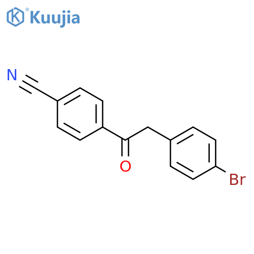2-(4-Bromophenyl)-4'-cyanoacetophenone structure