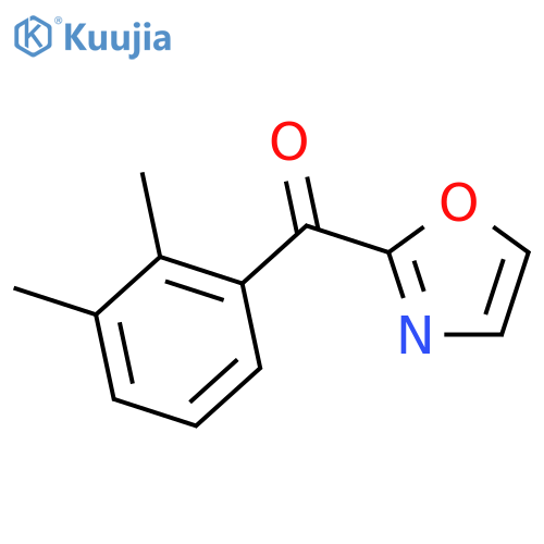(2,3-dimethylphenyl)-(1,3-oxazol-2-yl)methanone structure
