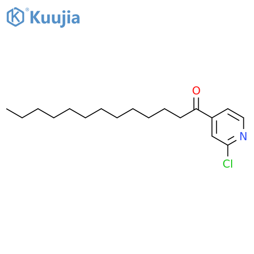 2-Chloro-4-tridecanoylpyridine structure