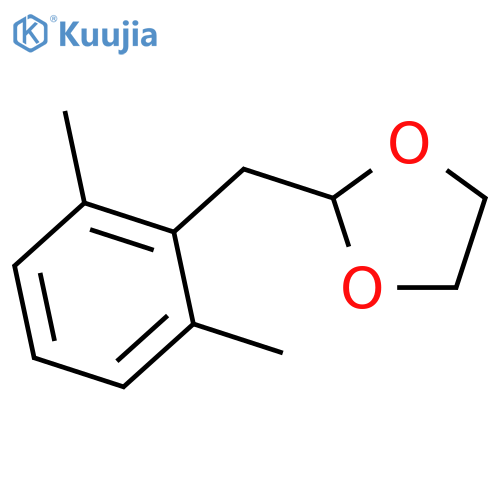 2-[(2,6-dimethylphenyl)methyl]-1,3-dioxolane structure