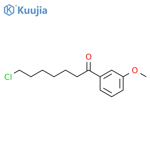 7-Chloro-1-(3-methoxyphenyl)-1-oxoheptane structure