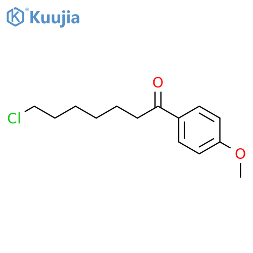7-Chloro-1-(4-methoxyphenyl)-1-oxoheptane structure