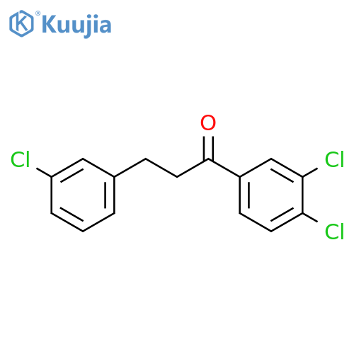 3-(3-Chlorophenyl)-3',4'-dichloropropiophenone structure