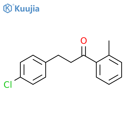 3-(4-Chlorophenyl)-2'-methylpropiophenone structure