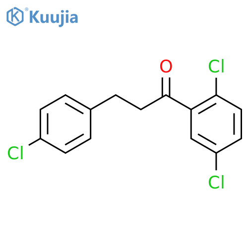 3-(4-Chlorophenyl)-2',5'-dichloropropiophenone structure