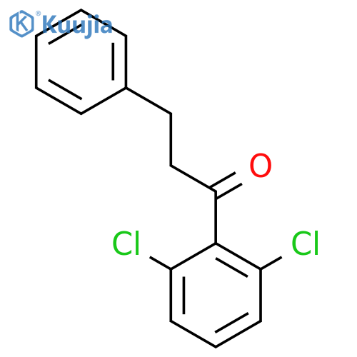 2',6'-Dichloro-3-phenylpropiophenone structure