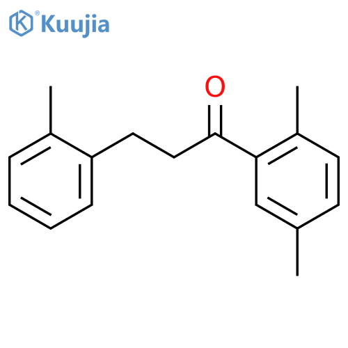2',5'-Dimethyl-3-(2-methylphenyl)propiophenone structure