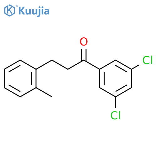 3',5'-Dichloro-3-(2-methylphenyl)propiophenone structure