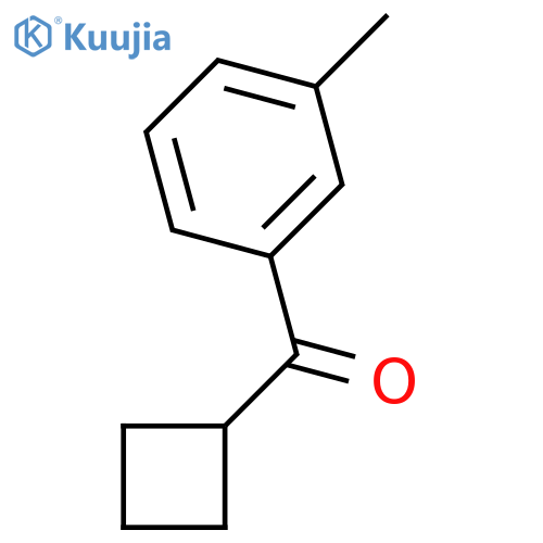 Cyclobutyl 3-methylphenyl ketone structure
