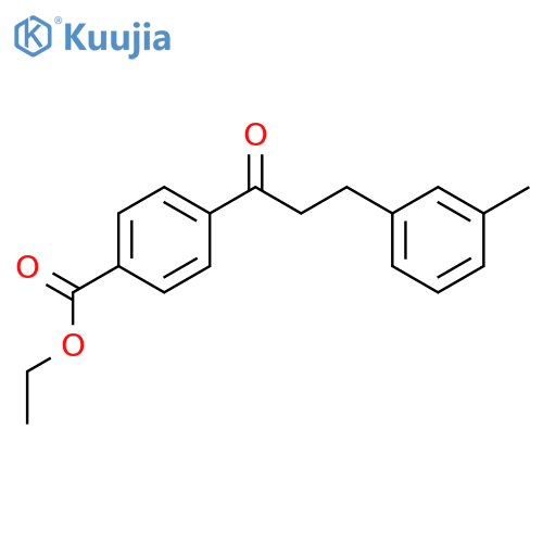 4'-Carboethoxy-3-(3-methylphenyl)propiophenone structure