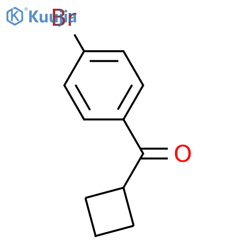 (4-Bromophenyl)(cyclobutyl)methanone structure