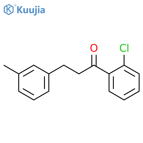 2'-Chloro-3-(3-methylphenyl)propiophenone structure