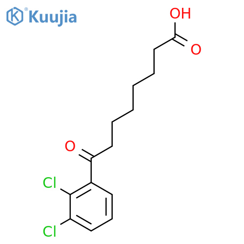 8-(2,3-DICHLOROPHENYL)-8-OXOOCTANOIC ACID structure