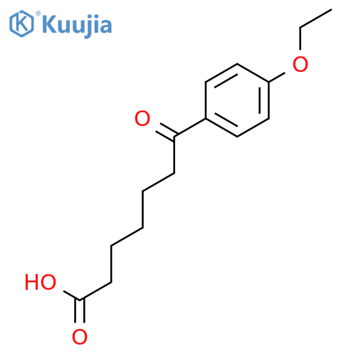 7-(4-ethoxyphenyl)-7-oxo-heptanoic acid structure