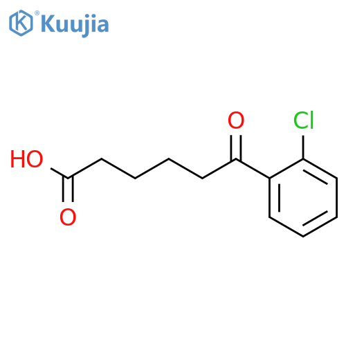 6-(2-Chlorophenyl)-6-oxohexanoic acid structure