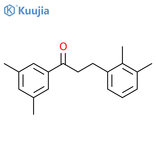 3',5'-Dimethyl-3-(2,3-dimethylphenyl)propiophenone structure