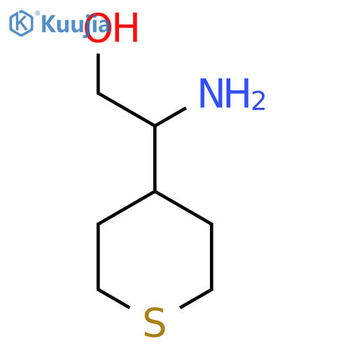 2-Amino-2-(tetrahydro-thiopyran-4-YL)-ethanol structure