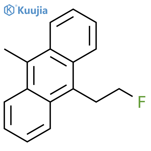 Anthracene, 9-(2-fluoroethyl)-10-methyl- structure