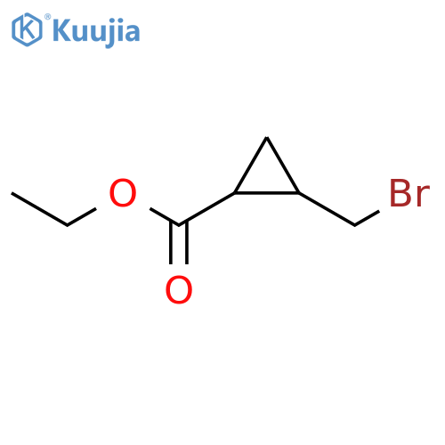 ethyl 2-(bromomethyl)cyclopropanecarboxylate structure