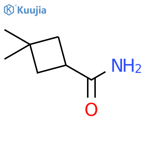 3,3-dimethylcyclobutane-1-carboxamide structure