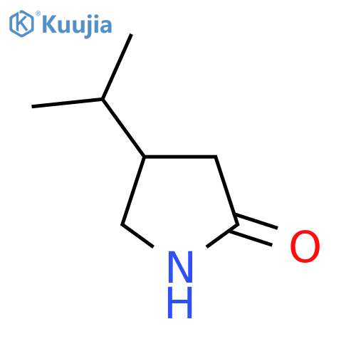 4-(propan-2-yl)pyrrolidin-2-one structure