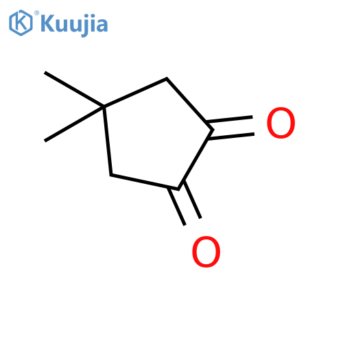4,4-dimethylcyclopentane-1,2-dione structure