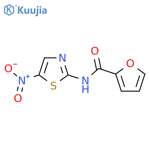 N-(5-nitro-1,3-thiazol-2-yl)-2-furamide structure