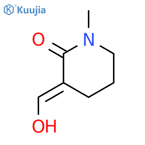 3-(hydroxymethylidene)-1-methylpiperidin-2-one structure