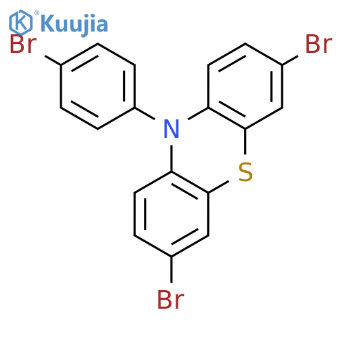 10H-Phenothiazine, 3,7-dibromo-10-(4-bromophenyl)- structure