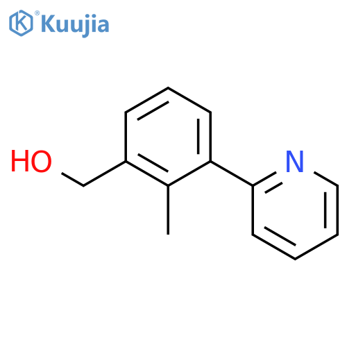 Benzenemethanol, 2-methyl-3-(2-pyridinyl)- structure