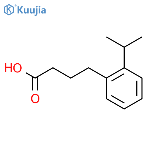 4-2-(propan-2-yl)phenylbutanoic acid structure