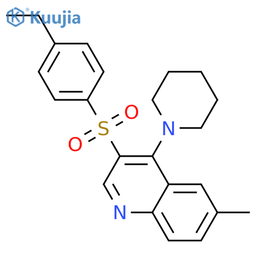 3-(4-ethylbenzenesulfonyl)-6-methyl-4-(piperidin-1-yl)quinoline structure