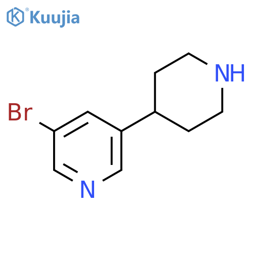 3-broMo-5-(piperidin-4-yl)pyridine structure