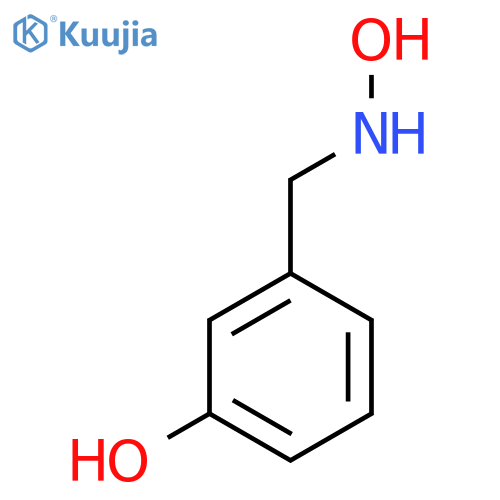 3-[(Hydroxyamino)methyl]phenol structure