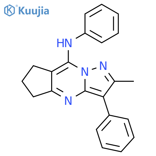 11-methyl-N,10-diphenyl-1,8,12-triazatricyclo7.3.0.0^{3,7}dodeca-2,7,9,11-tetraen-2-amine structure