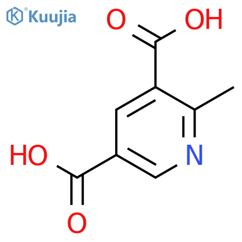 2-Methyl-pyridine-3,5-dicarboxylic acid structure