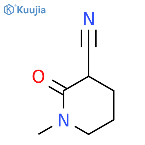1-methyl-2-oxo-3-Piperidinecarbonitrile structure
