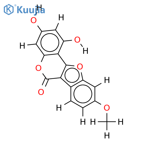 1,3-dihydroxy-9-methoxycoumestan structure