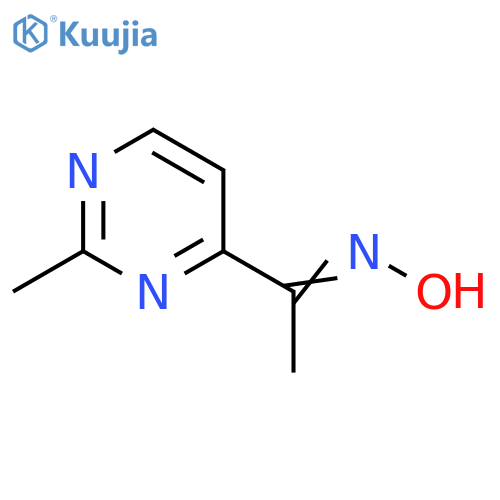 Ethanone, 1-(2-methyl-4-pyrimidinyl)-, oxime structure