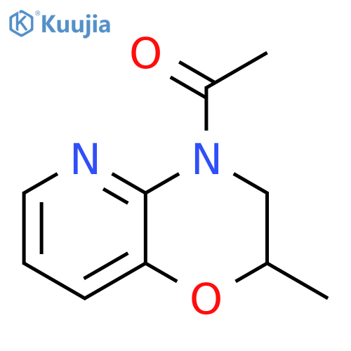 Ethanone,1-(2,3-dihydro-2-methyl-4H-pyrido[3,2-b]-1,4-oxazin-4-yl)- structure